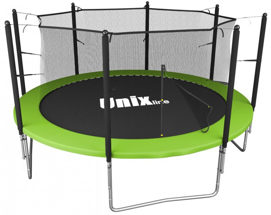 Батут UNIX line Simple 12 ft Green (inside)